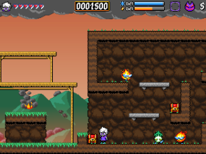 This is a static stage, but it still shows off some procedural elements.